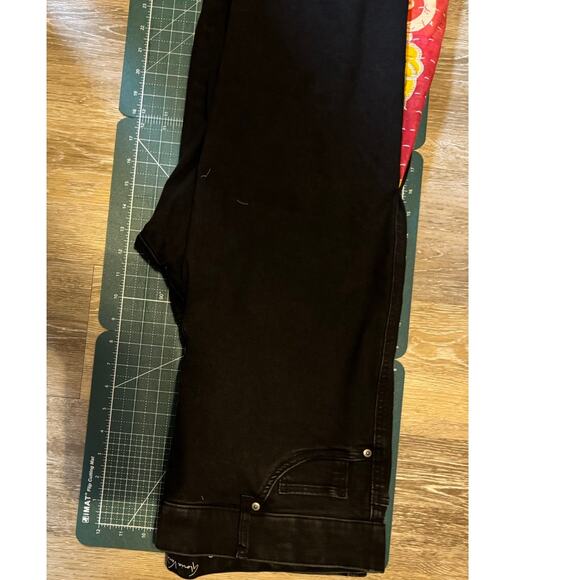 NWOT Vintage KiGi Couture KANTHA Upcycled Denim Jeans 16W short - Picture 3 of 4